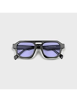 SAM AND MARSHALL - Lexen Purple Lens Square Uv Protection Sunglass for Unisex-Lexen_Purple_10595
