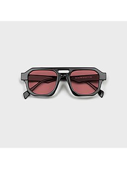SAM AND MARSHALL - Lexen Red Lens Square Uv Protection Sunglass for Unisex-Lexen_Red_10596