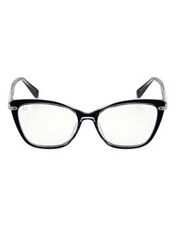 PERKEY - Plastic Clear Lens Cat Eye Uv Protection Eyeglass Frames for Women-Optl0027-C1 (53)