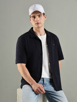 Tommy Hilfiger - Solid Regular Fit Cotton Shirt