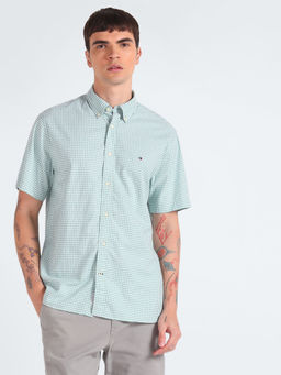 Tommy Hilfiger - Checked Regular Fit Oxford Woven Shirt