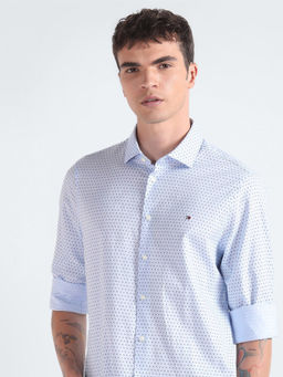 Tommy Hilfiger - Printed Slim Fit Oxford Woven Shirt