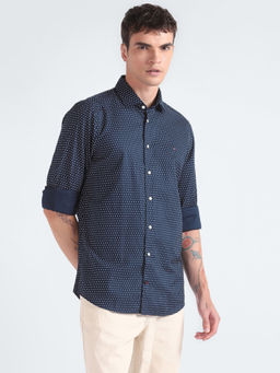 Tommy Hilfiger - Printed Slim Fit Oxford Woven Shirt
