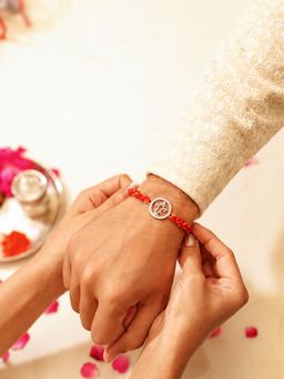 Sorele - Divine Ganesha Halo 925 Sterling Silver Rakhi