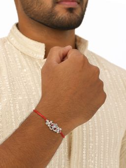 Sorele - Pearl Om Blessing 925 Sterling Silver Rakhi