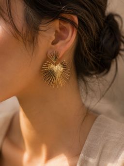 VIRAASI - Demifine Sun Drop Earrings