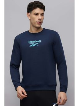 Reebok - Navy Blue Men Sweatshirts
