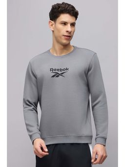 Reebok - Grey Men Sweatshirts