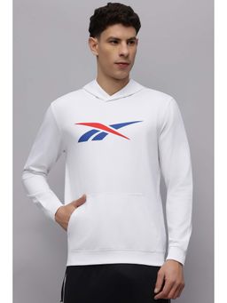 Reebok - White Men Sweatshirts