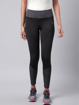 Alcis - Women Black Solid Training Tights