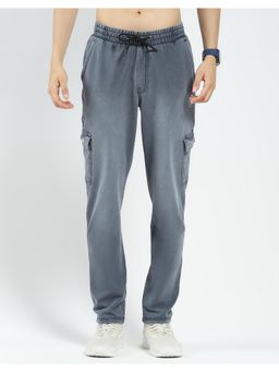 Monte Carlo - Mens Solid Regular Fit Lower Trackpants