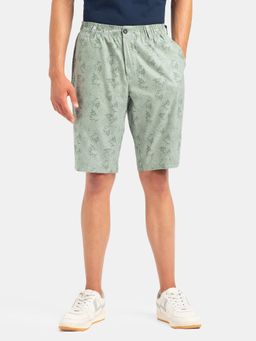 Jockey - US88 Men Super Combed Mercerized Cotton Woven Fabric Shorts - Iceberg Green