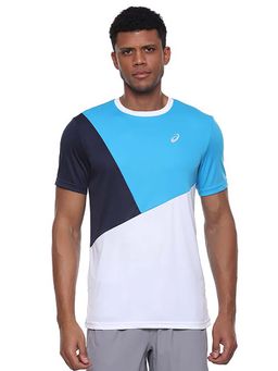 ASICS - Men Multi-Color Colorblock T-Shirt