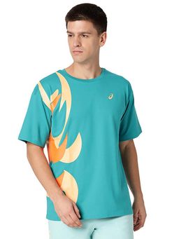 ASICS - Men Blue Seasonal Graphic T-Shirt