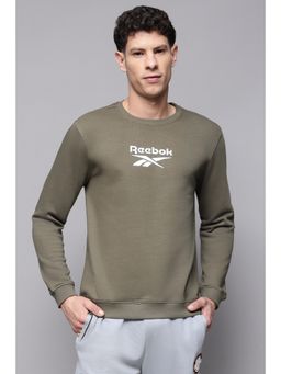 Reebok - Men Olive Sweatshirts