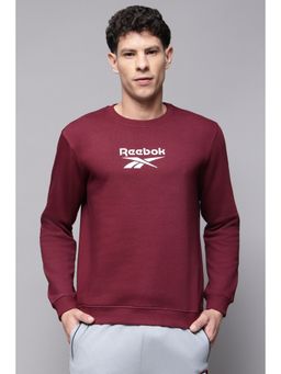 Reebok - Men Maroon Sweatshirts