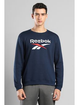 Reebok - Men Navy Blue Sweatshirt