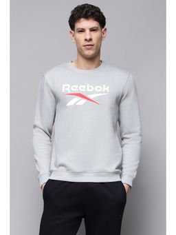Reebok - Men Grey Sweatshirt