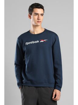 Reebok - Men Navy Blue Sweatshirts