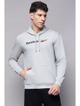 Reebok - Men Grey Hoodies