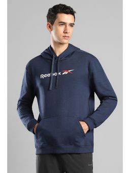 Reebok - Men Navy Blue Hoodies