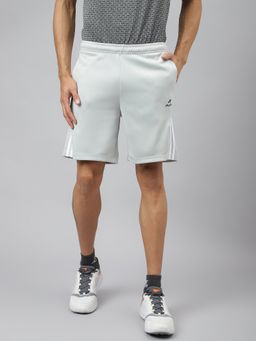 Alcis - Men Light Grey Anti Static Slim Fit Training Shorts