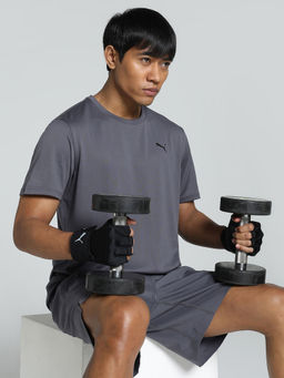 Puma - TAD ESOLID CAT LC Men Grey T-Shirt