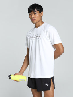 Puma - GRAPHICS RUNNING ILLUSTRATION Men White T-Shirt