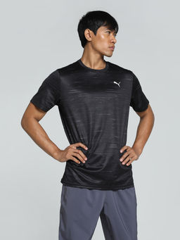 Puma - TAD ESSENTIALS AOP Men Black T-Shirt