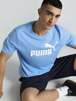 Puma - ESS No. 1 Logo Men Blue T-Shirt