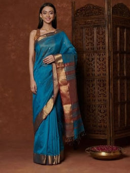 Fabindia - Cotton Silk Maheshwari Sari