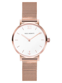 PAUL HEWITT - Modest Analog Dial Color White Womens Watch - PH-SA-R-XS-W-45S