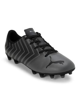 Puma - TACTO II Firm Ground Kids Grey Black Football Shoes