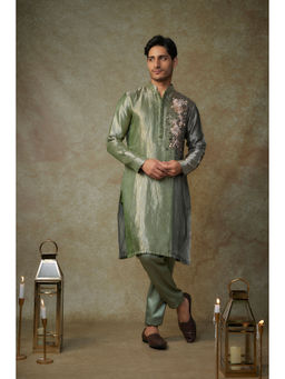 Masumi Mewawalla - Multicolor Embroidered Kurta and Pant (Set of 2)