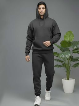 INVINCIBLE - Men Drop Shoulder Fleece Hooded Hoodie