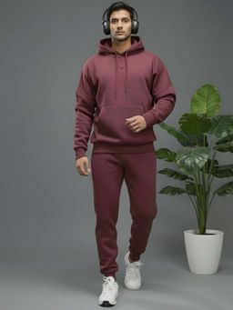 INVINCIBLE - Men Drop Shoulder Fleece Hooded Hoodie