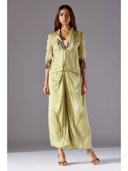 A Humming Way - Crest Victorian Jacket With Cowled Pants