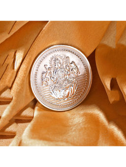 Saraf RS Jewellery - Shri Laxmi 10 Gram 999 Round Silver Coin