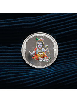 Saraf RS Jewellery - 999 Silver Bal Krishna 10gm Silver Coin