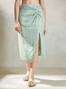 Virgio - Floral Midi Skirt