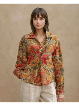 RAREISM - Ronib Multi-Color Floral Print Relaxed Fit Top