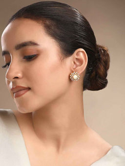Sica Jewellery - Women White Fancy Pearl Top Stud Earrings