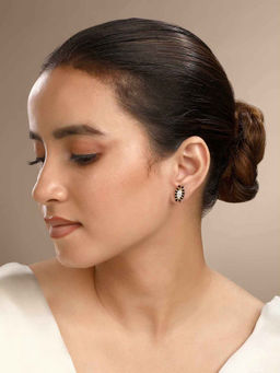 Sica Jewellery - Women Black Bead Stud Earrings