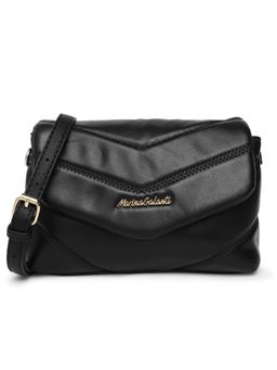 Marina Galanti - Black Color Soft PU Material Medium Size Shoulder Bag - MB0355SR2001