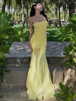 Miakee - Vivaya Yellow Maxi Dress