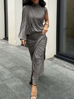 Miakee - Atria Grey Maxi Dress