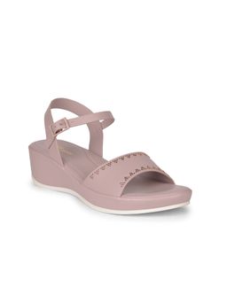 Bata Comfit - Women Wedge Pink Sandal Heels