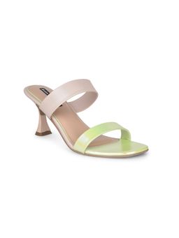 Bata - Women Green Spool Sandal Heels