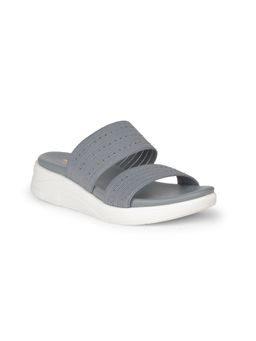 Bata Comfit - Women Grey Wedges Sandals