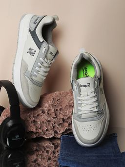 LIBERTY - Leap7x AMAZER-10E Casual Lace-Ups Sneakers for Men - Grey